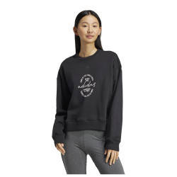 Adidas Γυναικείο φούτερ Signature Graphic Print Fleece Sweatshirt